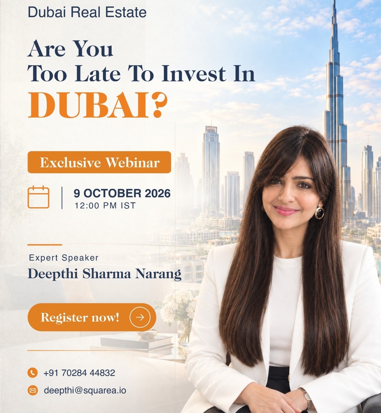 Are You Too Late to Invest in Dubai? An Exclusive Conversation on the Future of Dubai Real Estate